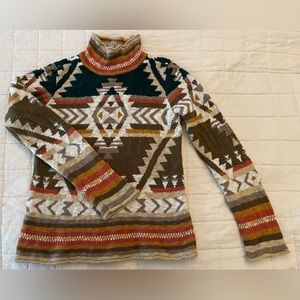 RESERVED Small, Women’s Faherty Aztec/Aberdeen Sweater